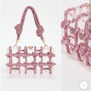 CULT GAIA BESS shoulder bag, shell pink, brand new with tags and box
